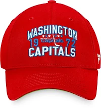 Fanatics Capitals True Classic Structured Adjustable Cap