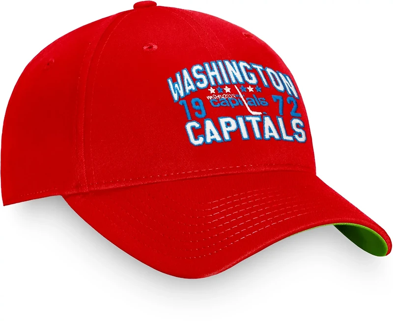 Fanatics Capitals True Classic Structured Adjustable Cap