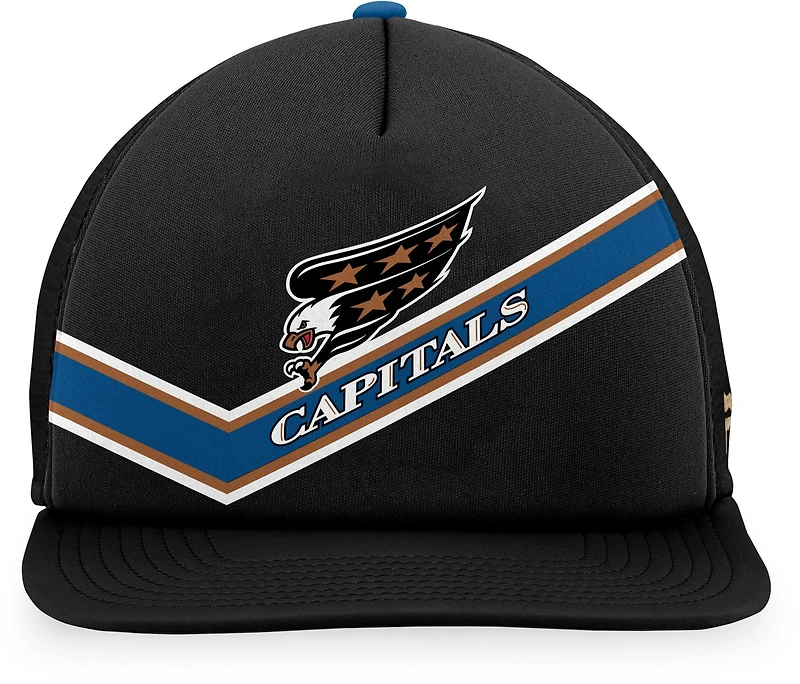 Fanatics Men's Washington Capitals Confidential Program Foam Front Trucker Cap