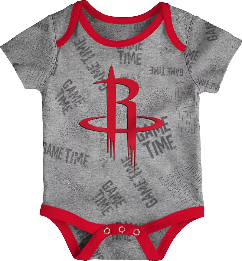 Outerstuff Infants’ Houston Rockets Game Time Creeper Set 3-Pack