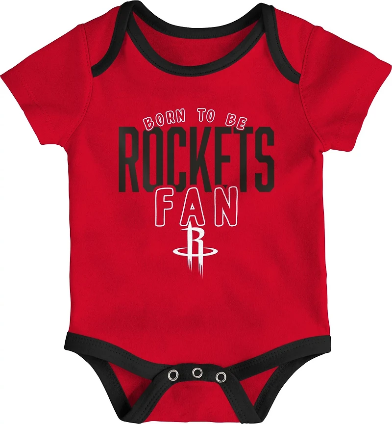 Outerstuff Infants’ Houston Rockets Game Time Creeper Set 3-Pack
