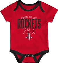 Outerstuff Infants’ Houston Rockets Game Time Creeper Set 3-Pack
