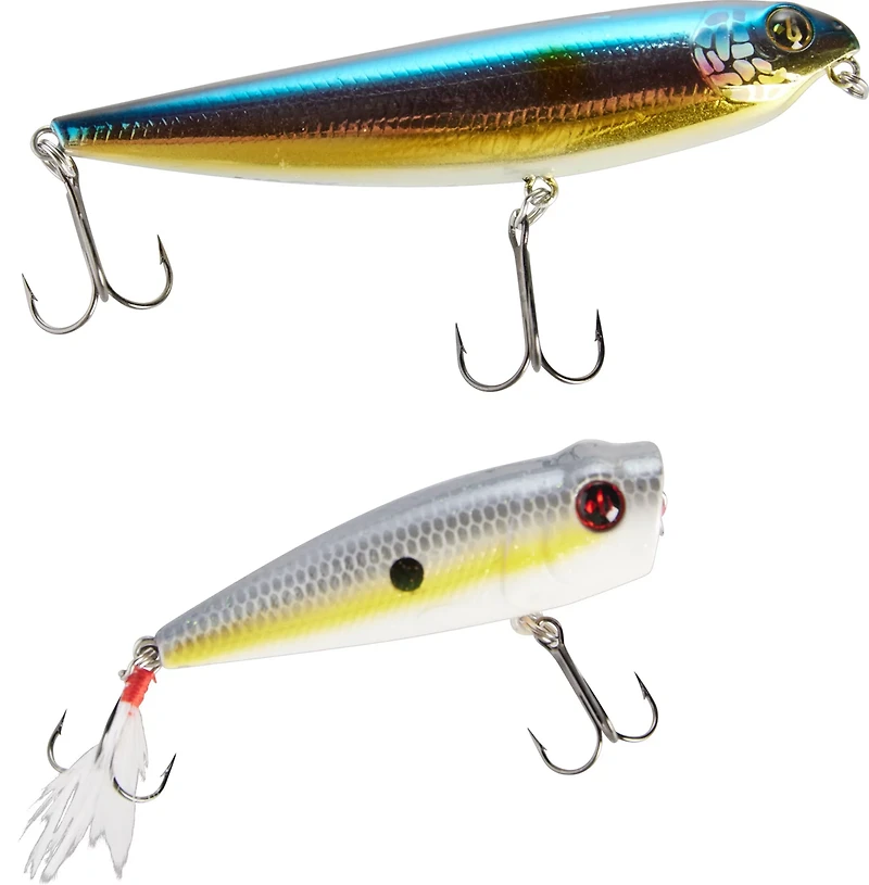 H2OX Premier Baitcast Combo with Topwater Bait Kit