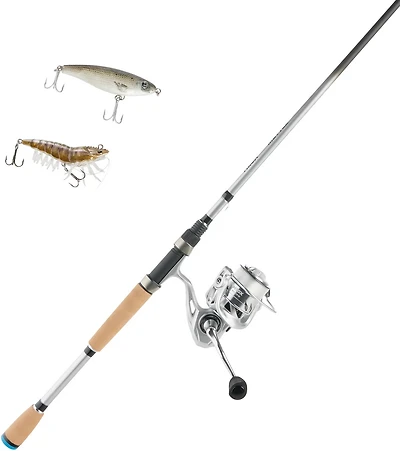 H2OX 7 foot Mettle Spinning Combo with Inshore Bait Kit