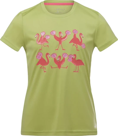 BCG Girls' Turbo Flamingo Cheer T-shirt