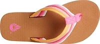 O'Rageous Girls' Bright Stripe Flip Flops