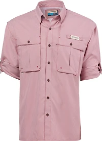 Magellan Outdoors Men's Aransas Pass Mini Check Long Sleeve Fishing Shirt