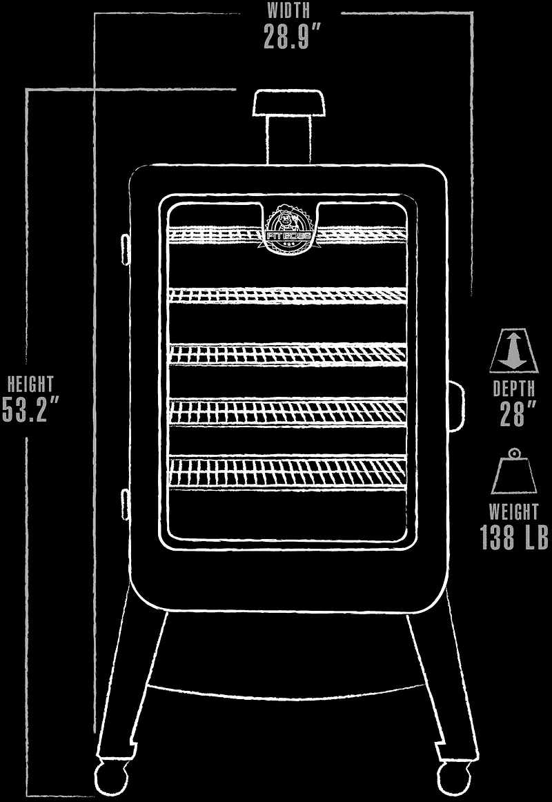 Pit Boss Competition Series Gen 2 Vertical 5 Pellet Smoker