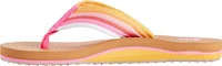 O'Rageous Girls' Bright Stripe Flip Flops
