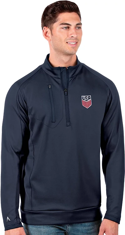 Antigua Men's USA Generation 1/2-Zip Pullover