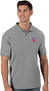 Antigua Men's USA Legacy Pique Polo Shirt