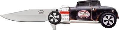 Master Cutlery Busted Knuckle Garage Hot Rod Spring Assisted Folding Knife