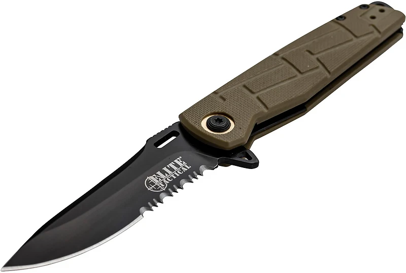 Master Cutlery Elite Tactical Readiness  3.5 in Spring Assisted Knife