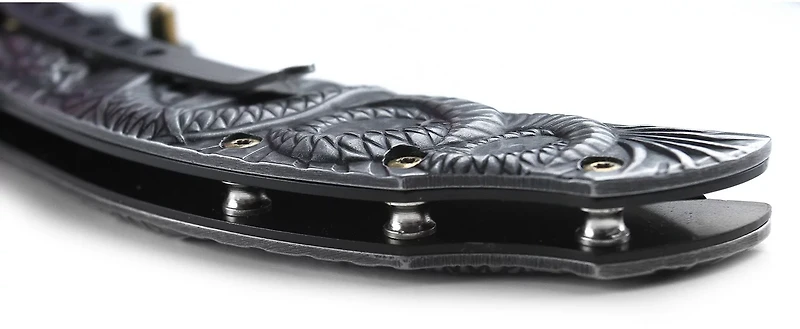 Master Cutlery Masters Collection Dragon Spring-Assisted Folding Pocket Knife