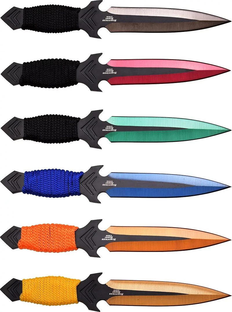 Master Cutlery Perfect Point 6-Piece Throwing Knife Set