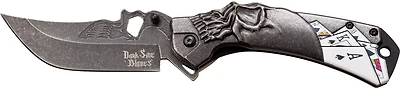 Master Cutlery Darkside Blades Royal Flush Spring Assisted Pocket Knife