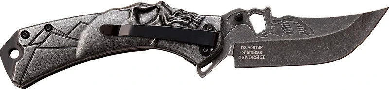 Master Cutlery Darkside Blades Royal Flush Spring Assisted Pocket Knife