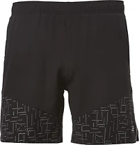BCG Men's Running Race Reflective Print Shorts 7 in