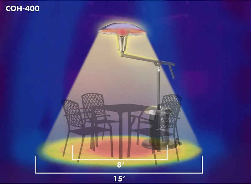 Cuisinart Perfect Position Propane Patio Heater