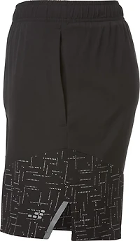 BCG Men's Running Race Reflective Print Shorts 7 in