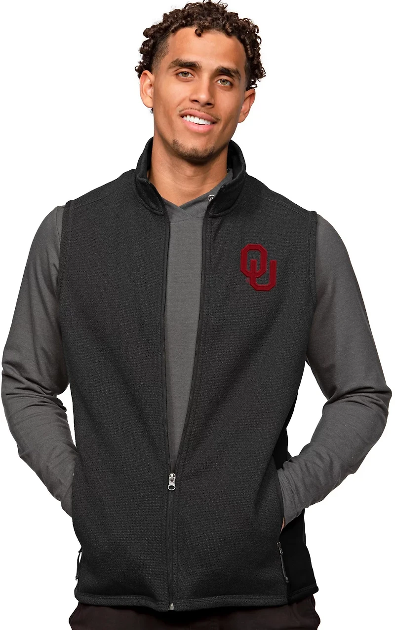 Antigua Men's University of Oklahoma Course Vest