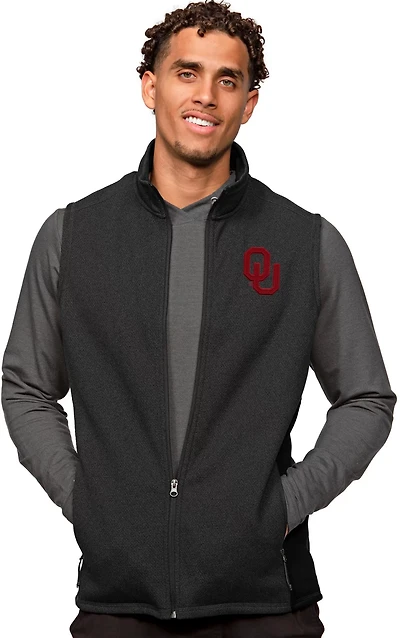 Antigua Men's University of Oklahoma Course Vest