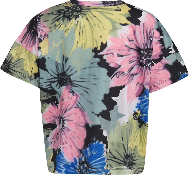 adidas Girls' All Over Print Short Sleeve T-shirt