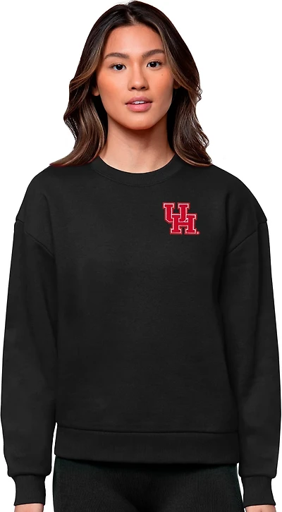 Antigua Women's University of Houston Victory Crew Sweatshirt