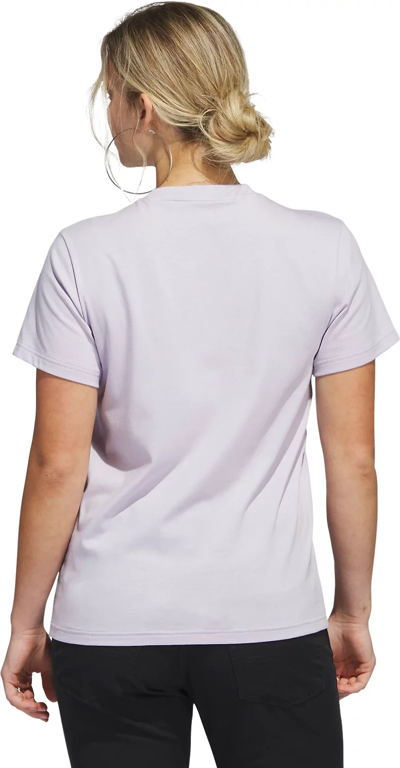 adidas Women's Bloom Linear Graphic Short Sleeve T-shirt