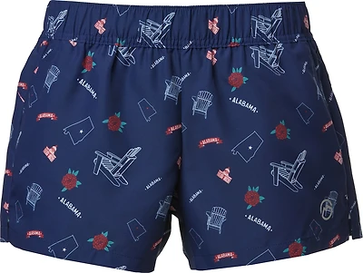 Magellan Outdoors Women’s FishGear Local State Alabama Boat Shorts 4 in