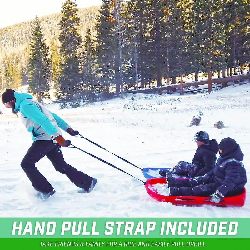 GoSports 48in Premium 2-Person Snow Sled