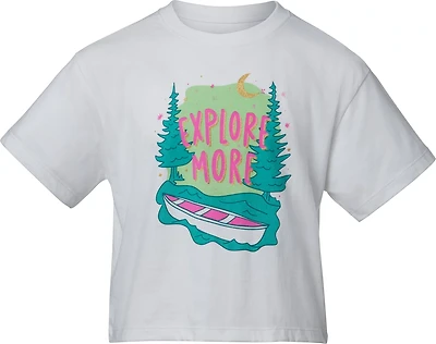 Magellan Outdoors Girls' Outdoor Crop #5 Graphic T-shirt