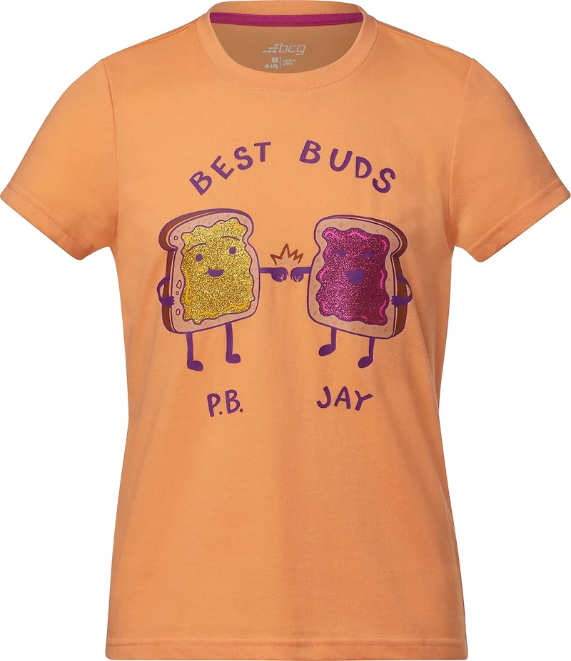BCG Girls' Cotton PB + J Graphic T-shirt