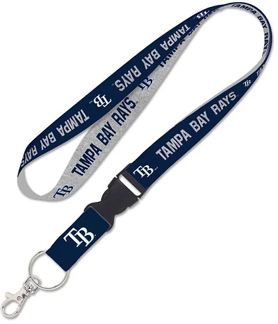 WinCraft Tampa Bay Rays 1in Heathered Buckle Lanyard