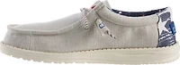 HEYDUDE Men's Wally Texas Canvas Slip-On Shoes