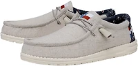 HEYDUDE Men's Wally Texas Canvas Slip-On Shoes