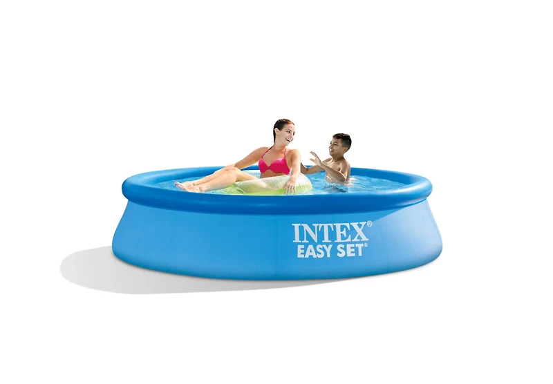 INTEX Easy Set 8 ft x 24 in Round Inflatable Swimming Pool