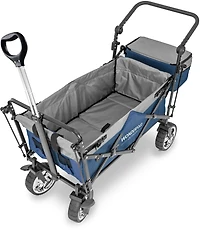 Wonderfold Wagon Push and Pull Utility with Canopy Brakes