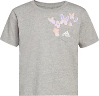 adidas Girls' Heather Pocket Short Sleeve T-shirt