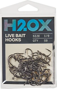 H2OX Live Bait Hooks 50 Pack