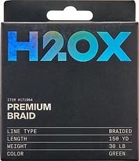 H2OX Premium Braid 150 yard Filler Spools