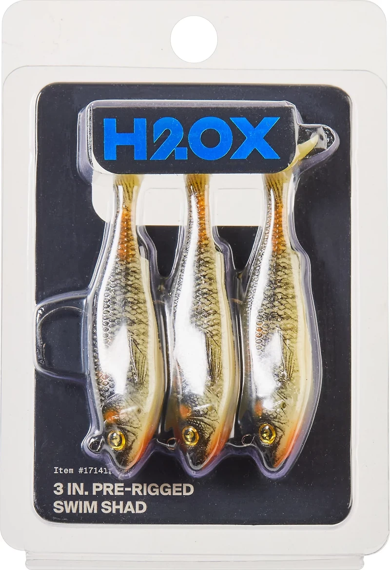 H2OX 3 inch Prerigged Swim Shad