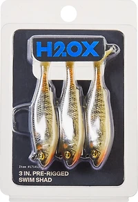 H2OX 3 inch Prerigged Swim Shad