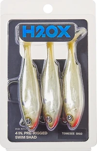 H2OX 4 inch Prerigged Swim Baits