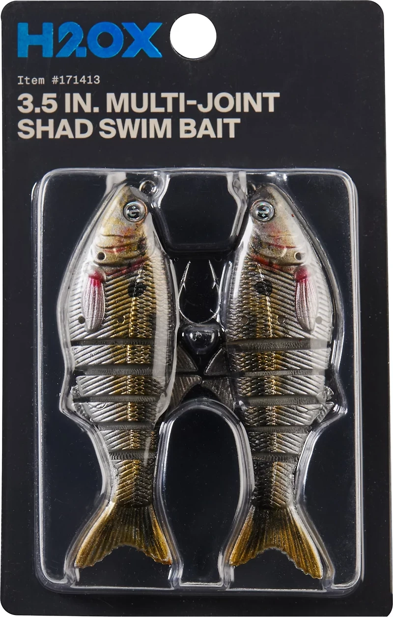 H2OX 3.5 inch Multi Joint Shad Swim Bait