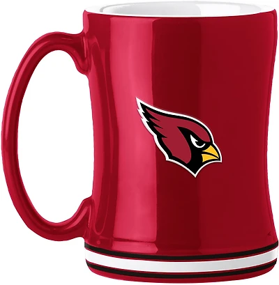 Logo Brands Arizona Cardinals 14 oz Relief Mug