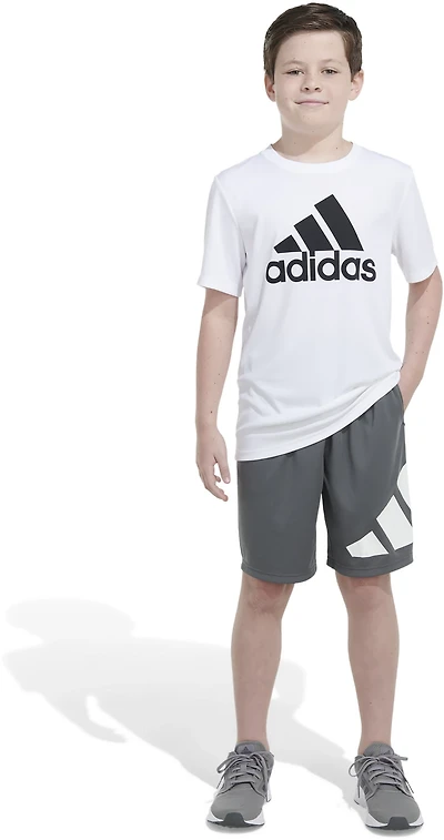 adidas Boys' AEROREADY Elastic Waistband Essential Woven Sportswear Shorts