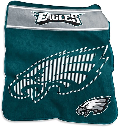 Logo Brands Philadelphia Eagles 60 in x 80 in Raschel Throw