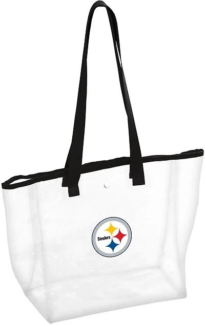 Logo Brands Pittsburgh Steelers Stadium Clear Tote Bag