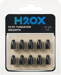 H2OX Tungsten Worm Weights 10 Pack